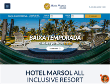 Tablet Screenshot of hotelmarsol.com.br